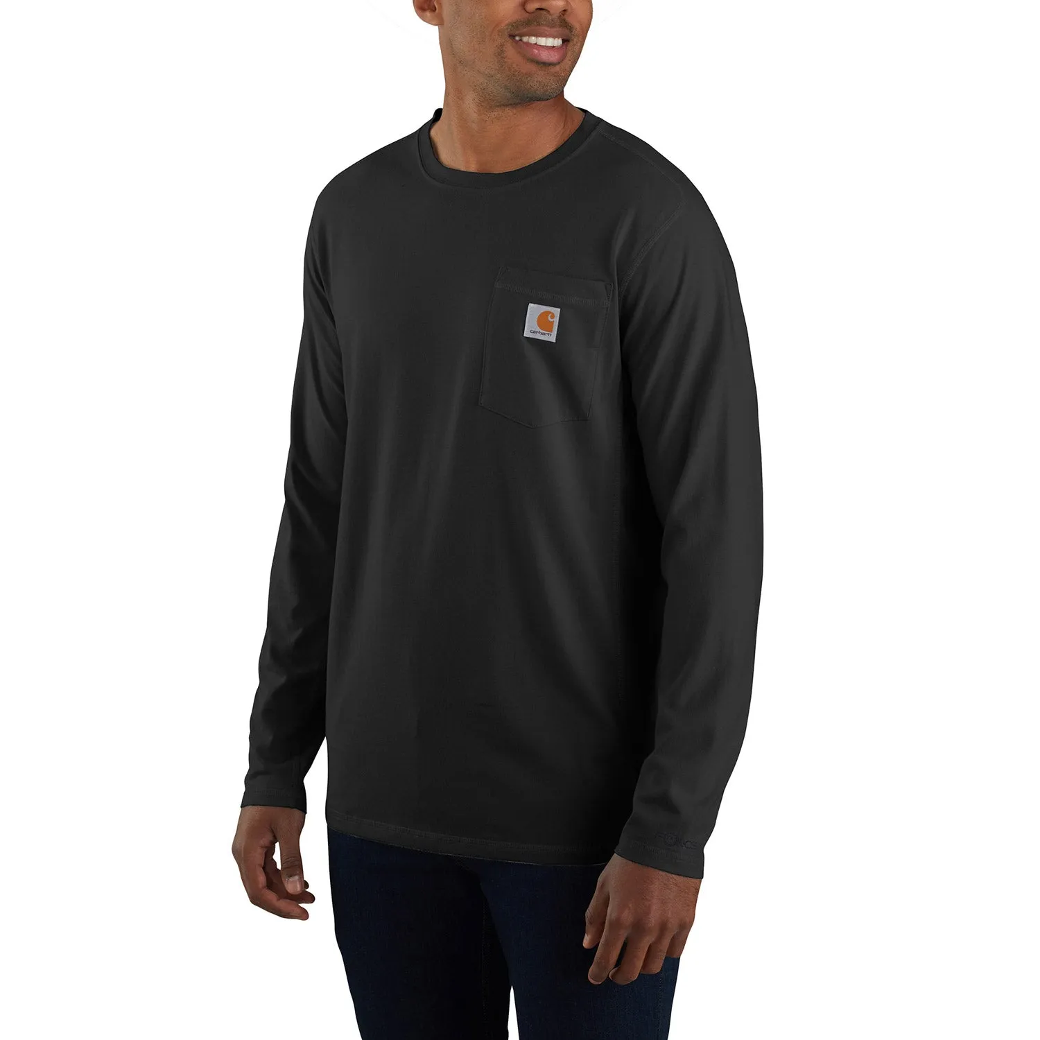 Carhartt Men's Force® Relaxed Fit Long Sleeve Pocket T-Shirt sold by Work World product image thumbnail 5