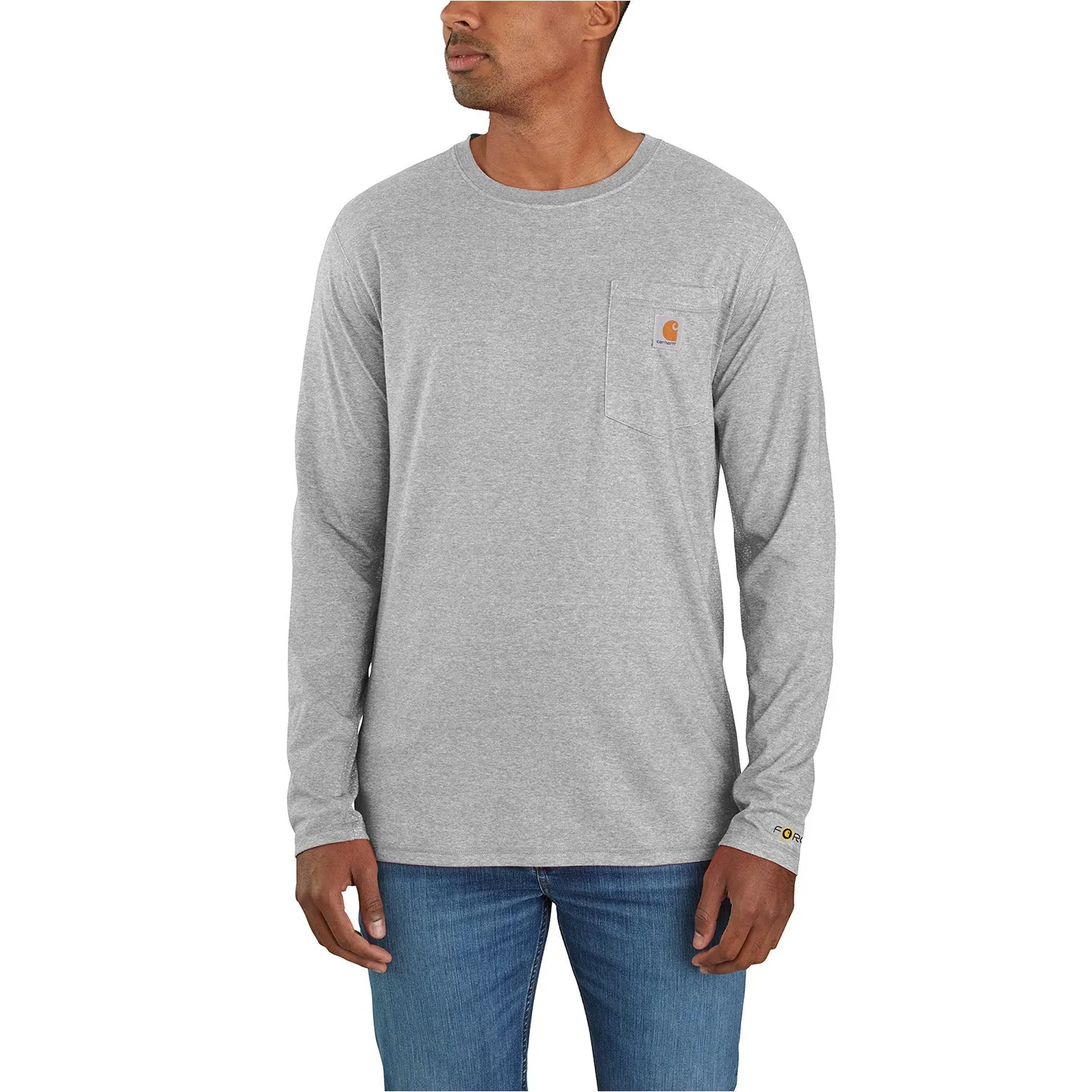 Carhartt Men's Force® Relaxed Fit Long Sleeve Pocket T-Shirt sold by Work World product image thumbnail 4
