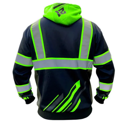 SafetyShirtz Men's SS360° Stealth 12 Seattle Hoodie_Black sold by Work World product image thumbnail 2