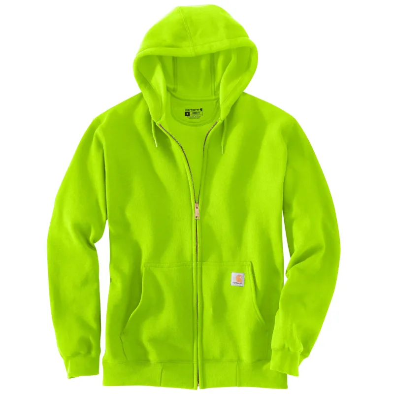Carhartt Men's Midweight Zip Hooded Sweatshirt_Brite Lime sold by Work World