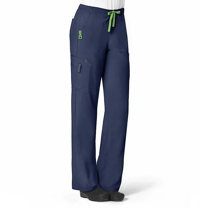 Carhartt Women's Force® Cross-Flex Utility Boot Cut Cargo Scrub Pant_Navy sold by Work World