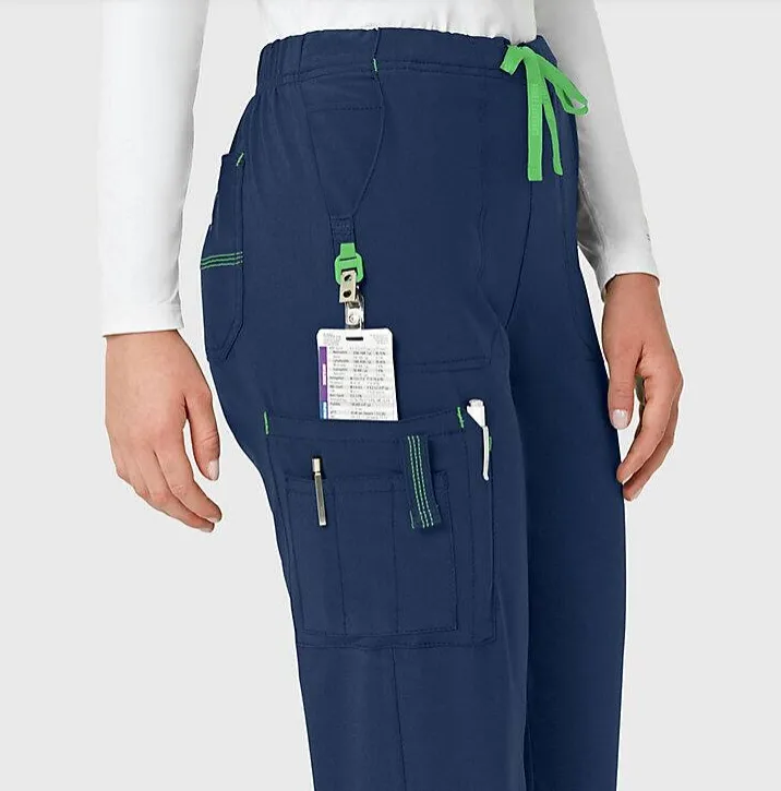 Carhartt Women's Force® Cross-Flex Utility Boot Cut Cargo Scrub Pant_Navy sold by Work World product image thumbnail 3