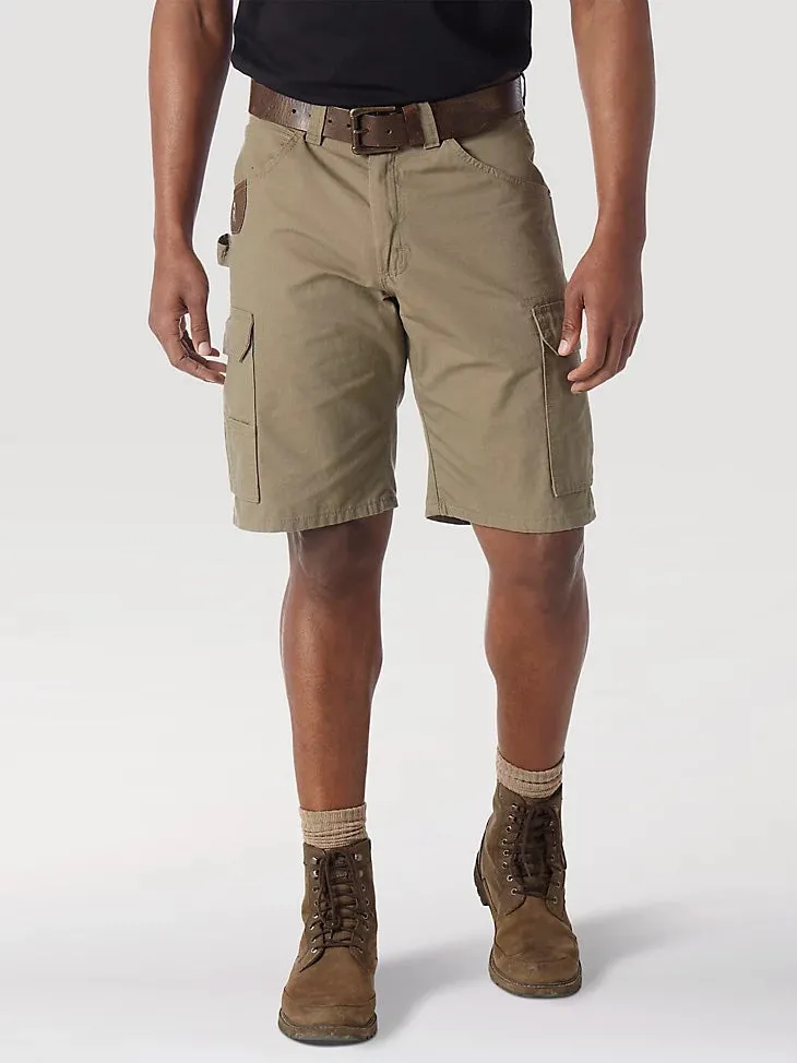 Wrangler® RIGGS® Men's Ripstop Ranger Cargo Short_Bark sold by Work World