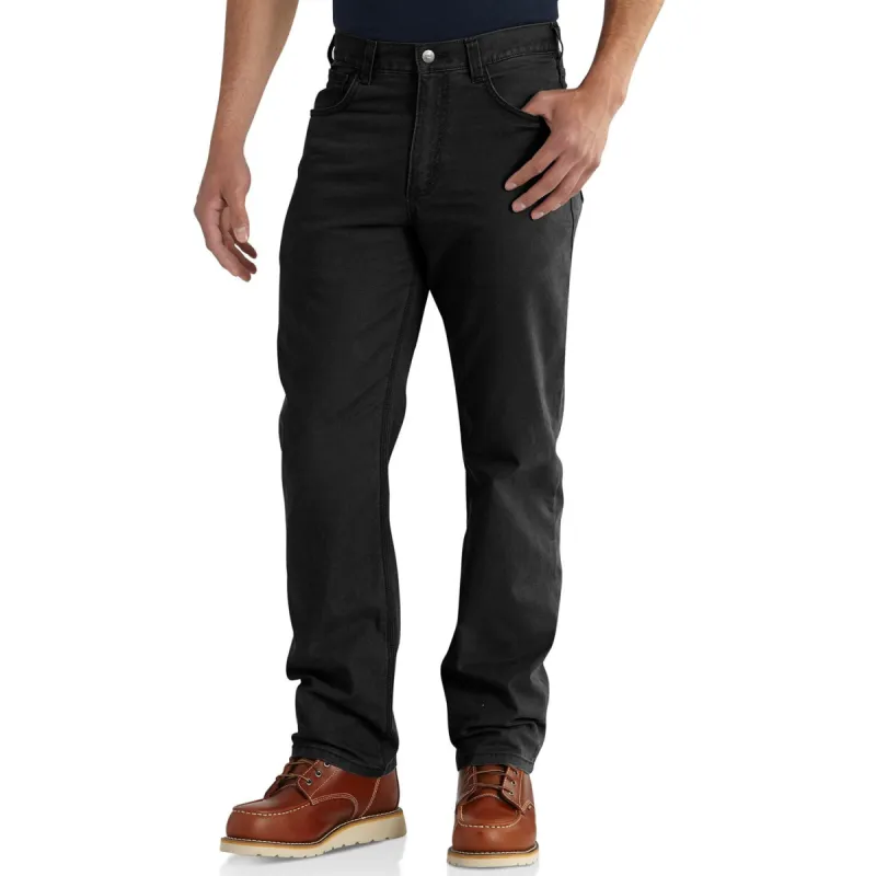 Carhartt Men's Rugged Flex® Rigby Five Pocket Pant_Black sold by Work World