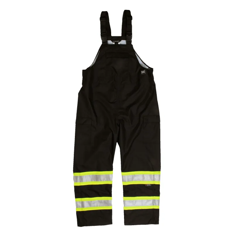 Tough Duck Class E Hi-Vis Waterproof Safety Rain Bib Overall sold by Work World