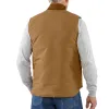 Carhartt Men's V01 Relaxed Fit Firm Duck Insulated Zip Vest sold by Work World