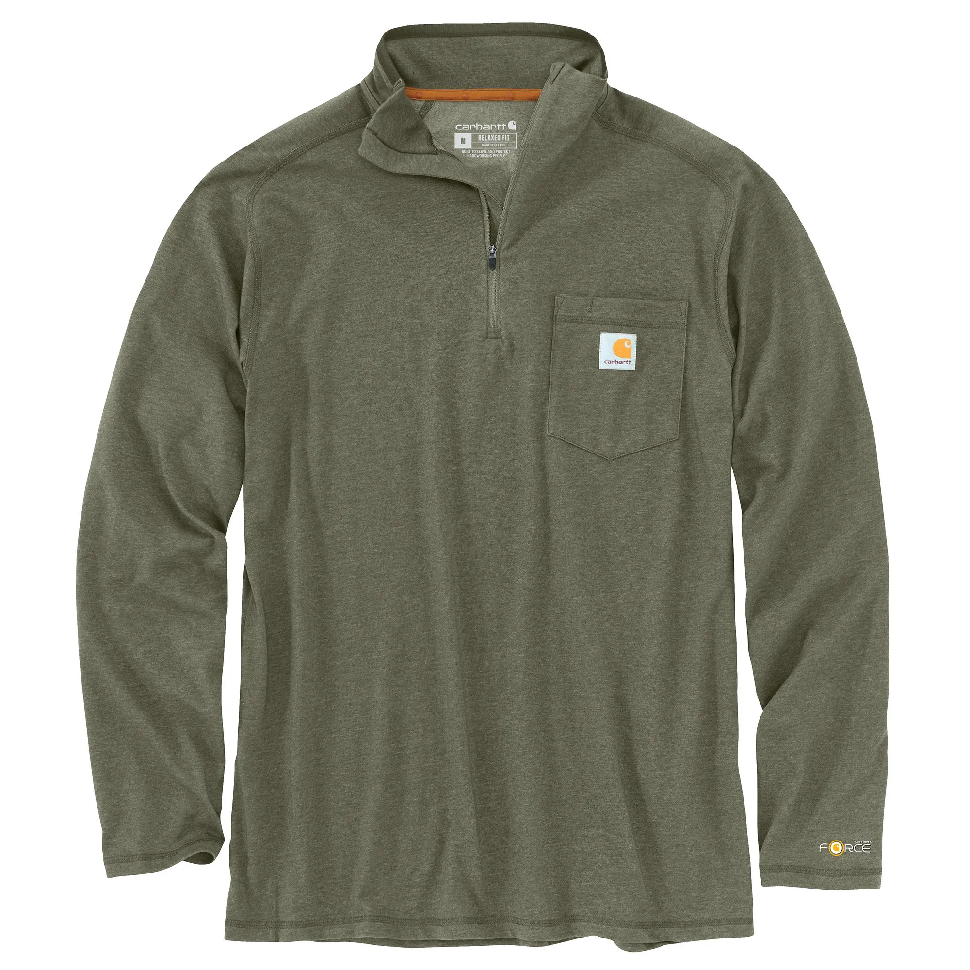 Carhartt Men's Force Mid Weight Long Sleeve Pocket T-Shirt sold by Work World product image thumbnail 5
