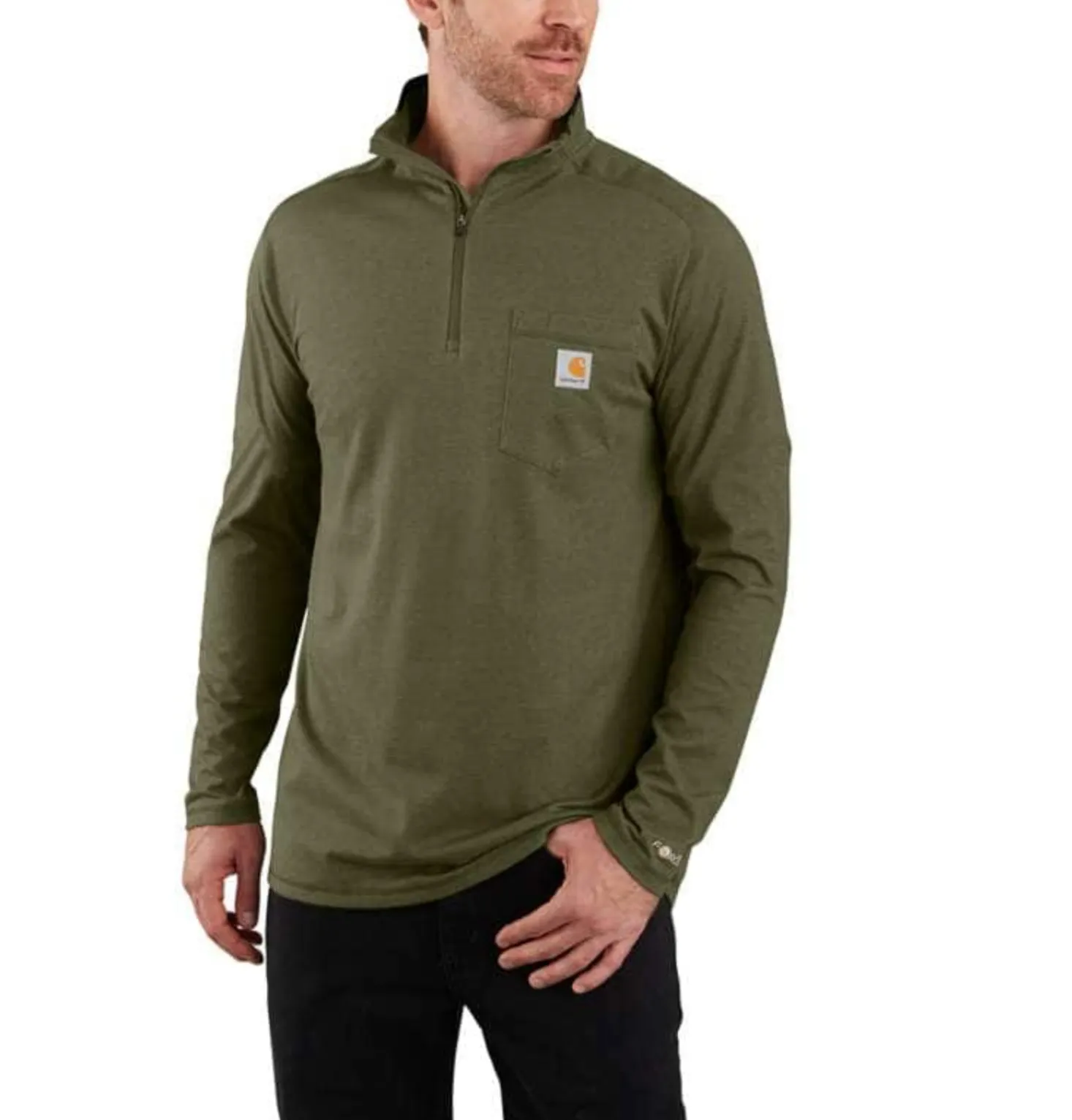 Carhartt Men's Force Mid Weight Long Sleeve Pocket T-Shirt sold by Work World product image thumbnail 2