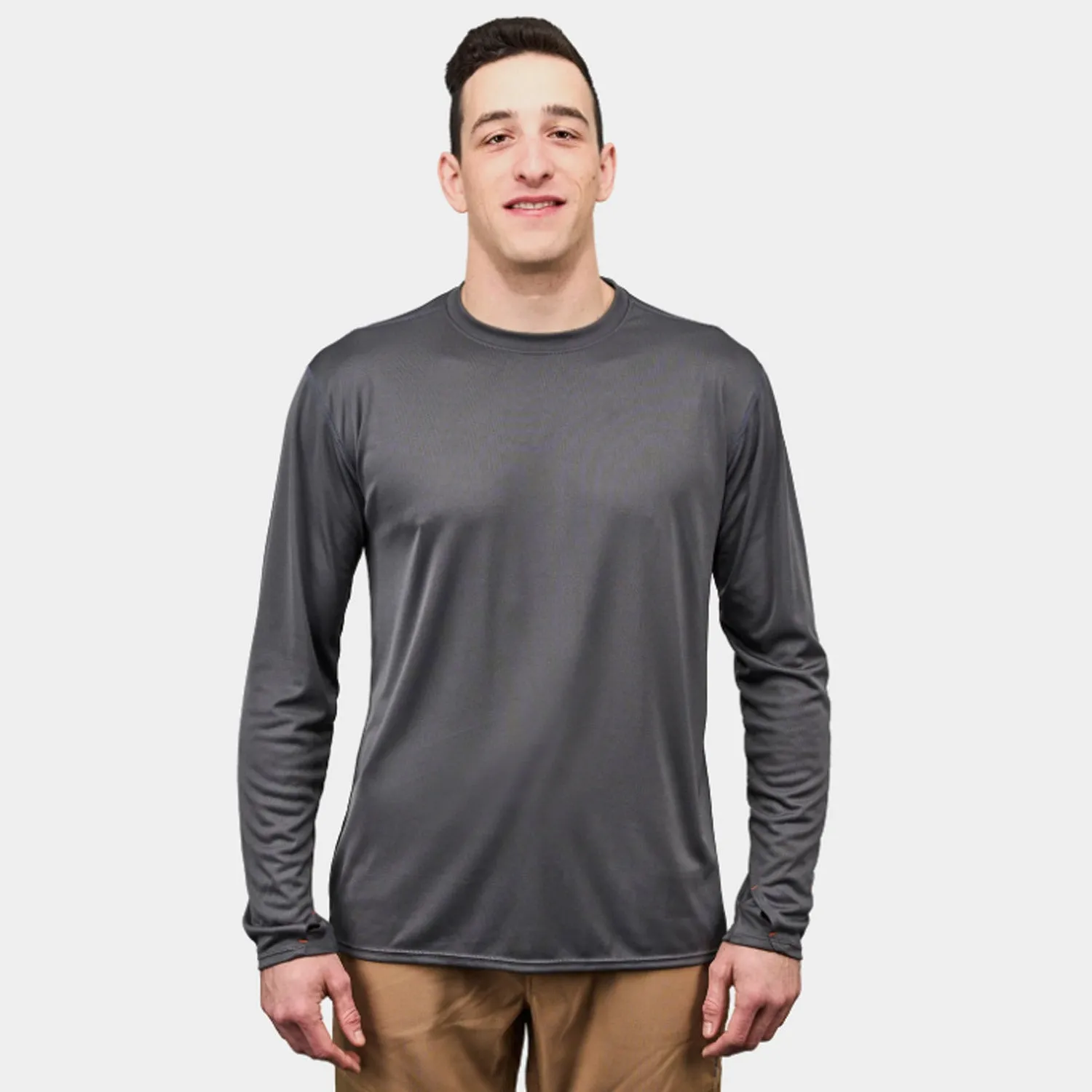 Grundéns Men's Tough Sun Crew Performance Long Sleeve T-Shirt sold by Work World