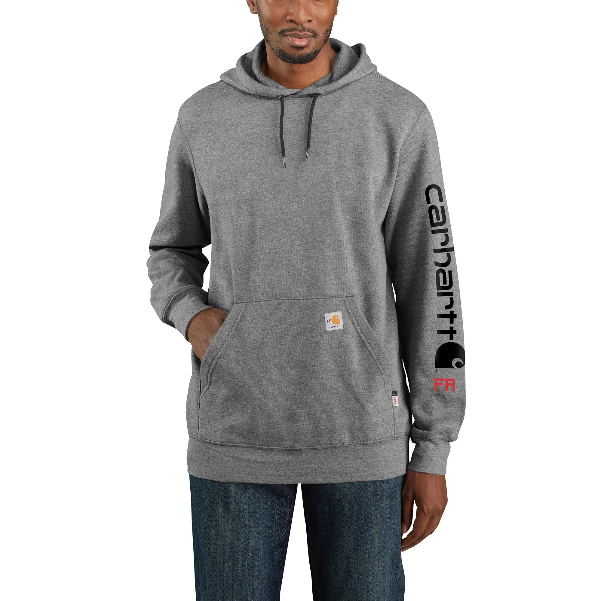 Carhartt Men's Flame Resistant Force® Relaxed Fit Hoodie sold by Work World product image thumbnail 2