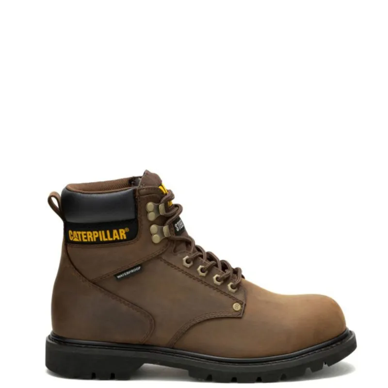 CAT Men's Second Shift 6" Waterproof EH Work Boot made by Caterpillar