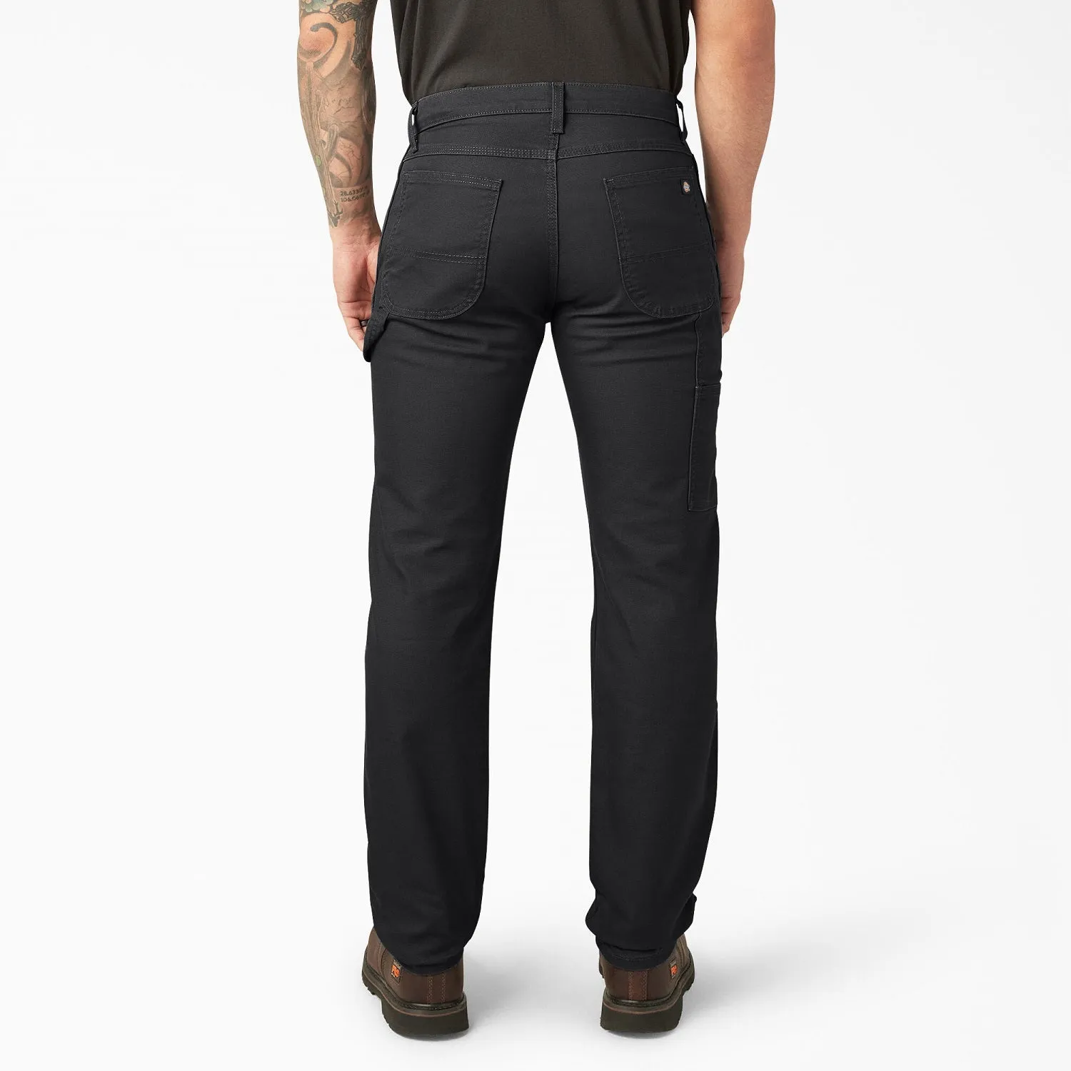 Dickies Men's FLEX Regular Fit Duck Carpenter Pant_Stonewashed Black sold by Work World product image thumbnail 5