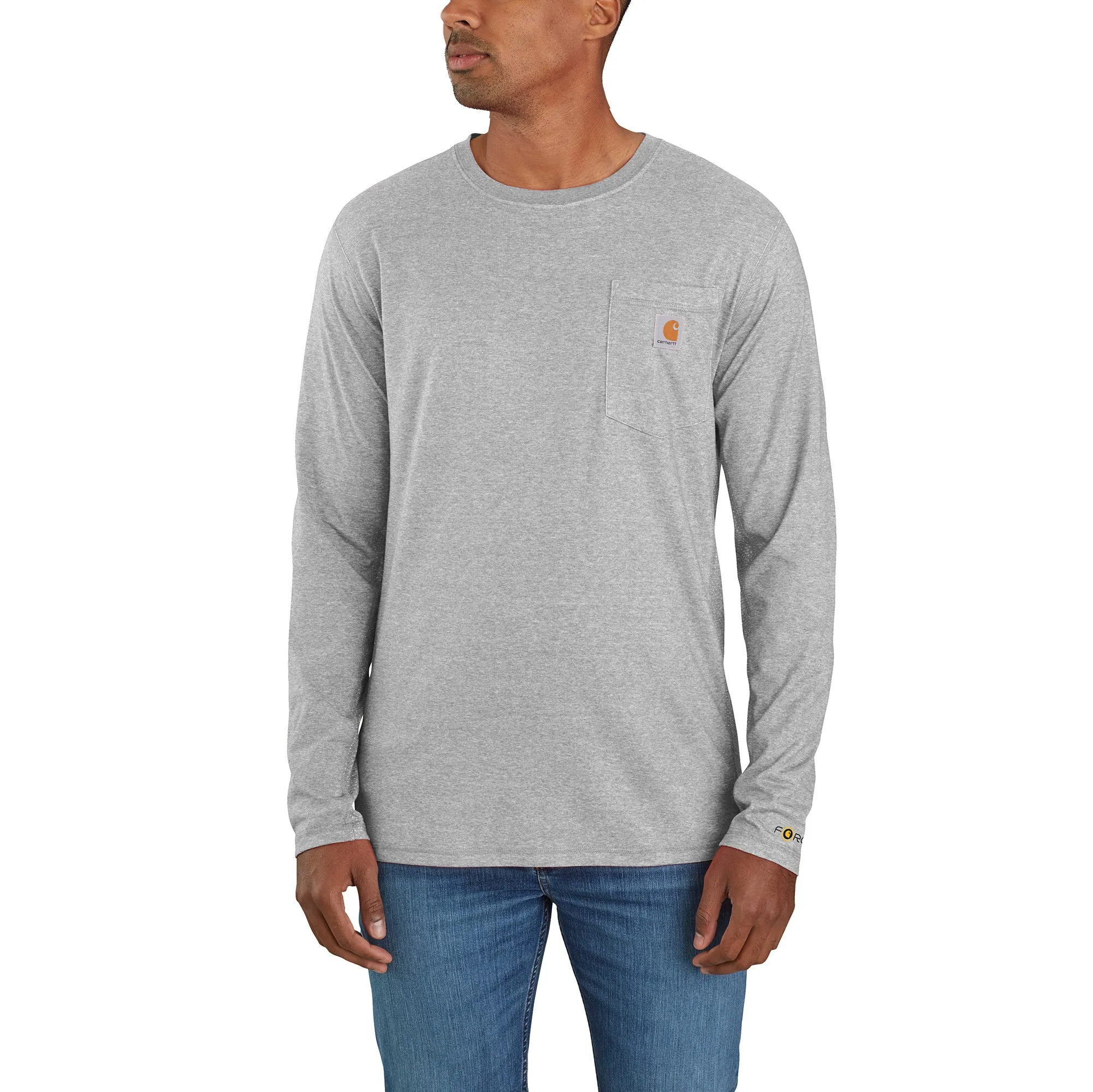 Carhartt Men's Force® Relaxed Fit Long Sleeve Pocket T-Shirt sold by Work World product image thumbnail 2