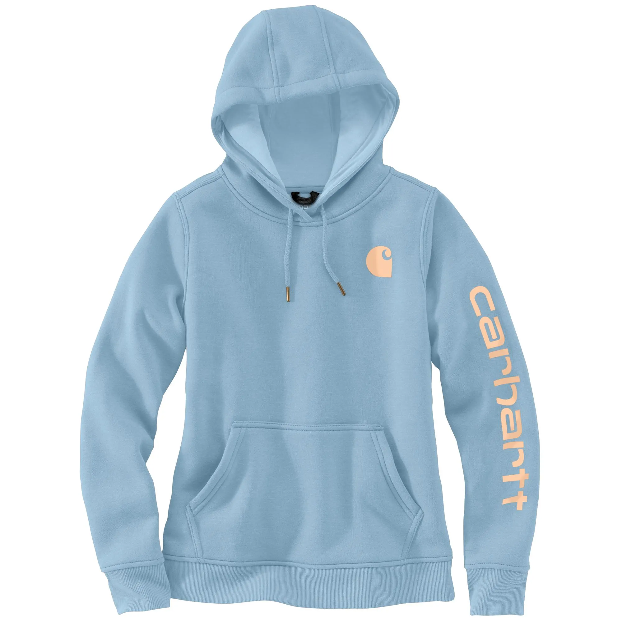 Carhartt Women's Clarksburg Graphic Sleeve Hoodie_Moonstone sold by Work World