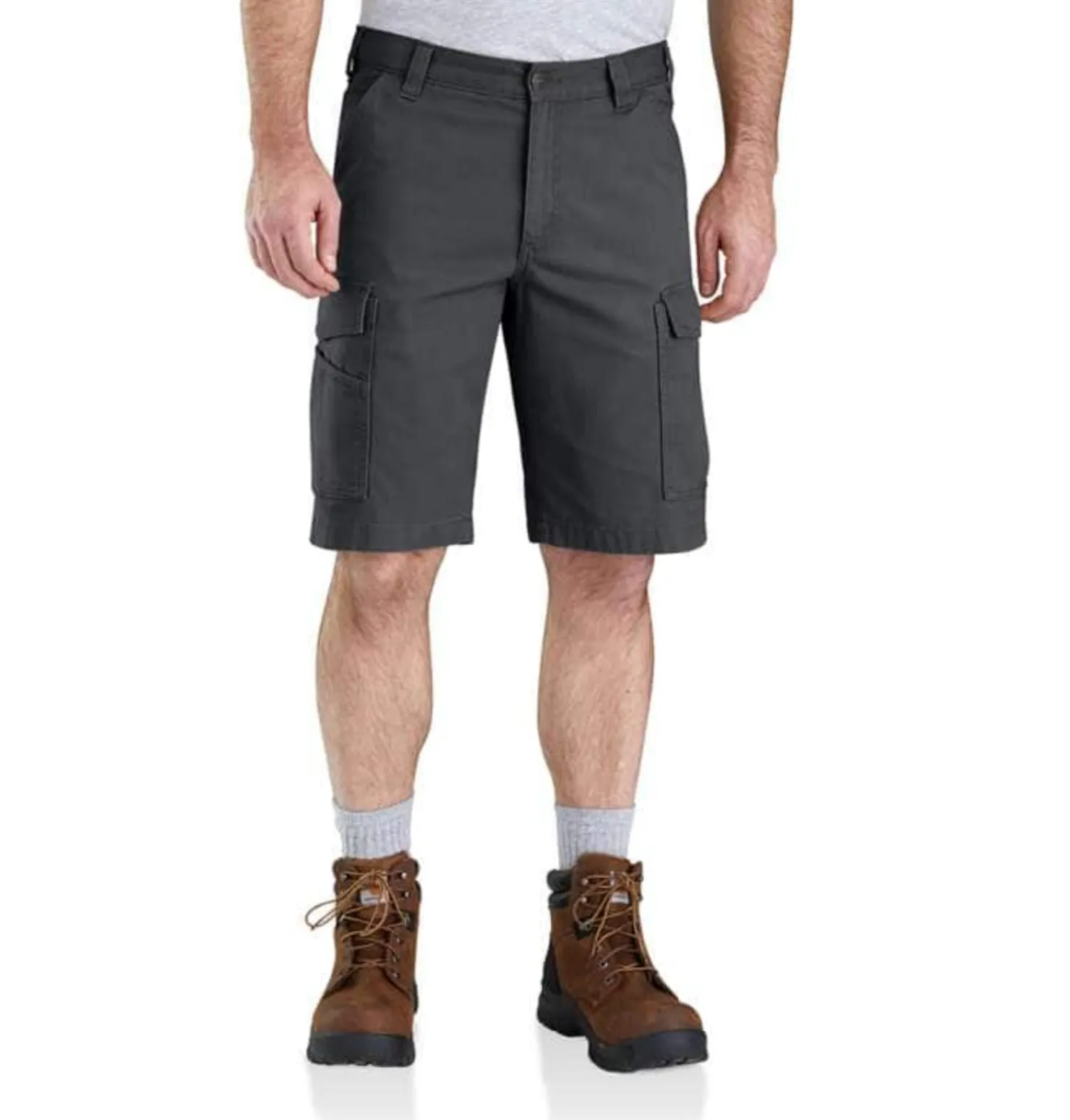 Carhartt Men's Rugged Flex® Relaxed Fit Canvas Cargo Work Short_Shadow sold by Work World