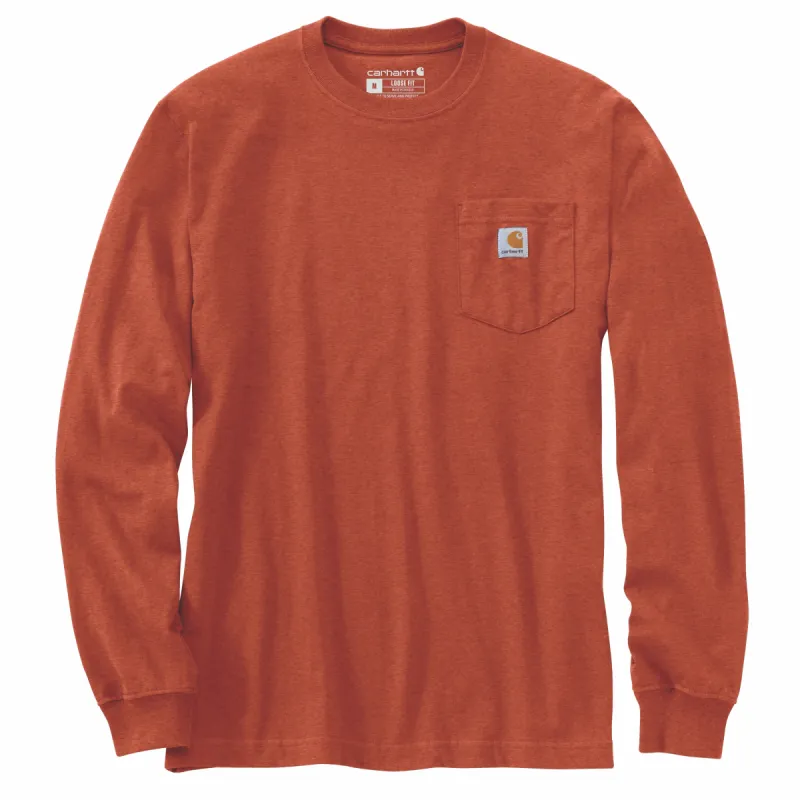 Carhartt Men's Long Sleeve Pocket T-Shirt_Jasper sold by Work World