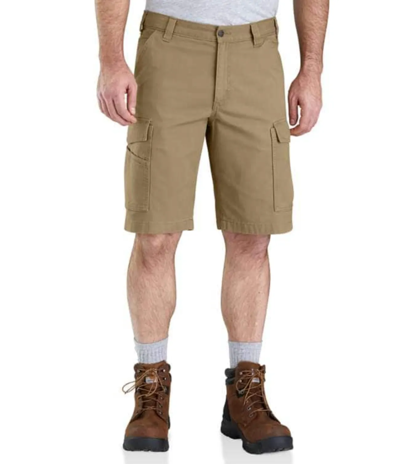 Carhartt Men's Rugged Flex® Relaxed Fit Canvas Cargo Work Short_Dark Khaki sold by Work World