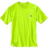 Carhartt Men's Short Sleeve Pocket T-Shirt_Bright Lime sold by Work World