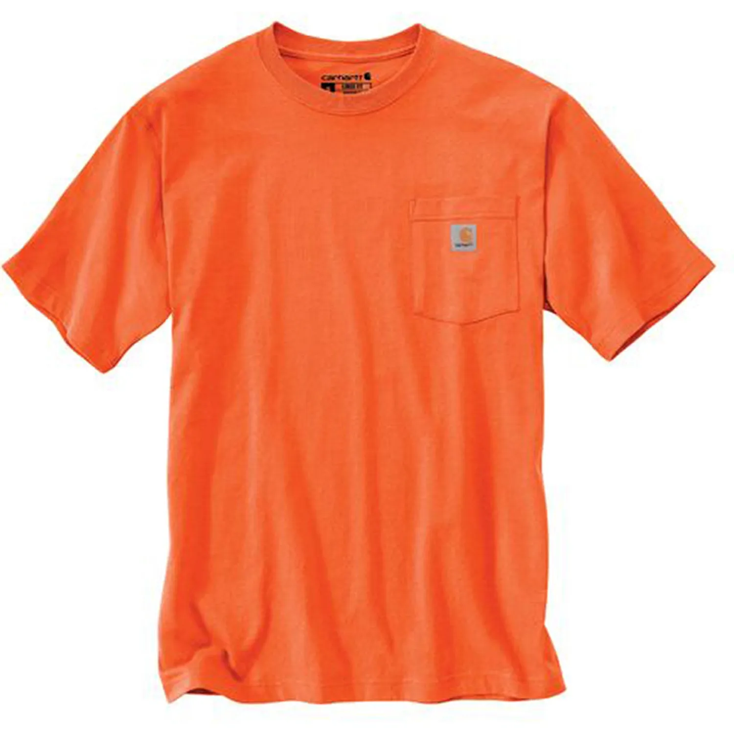 Carhartt Men's Short Sleeve Pocket T-Shirt_Brite Orange sold by Work World