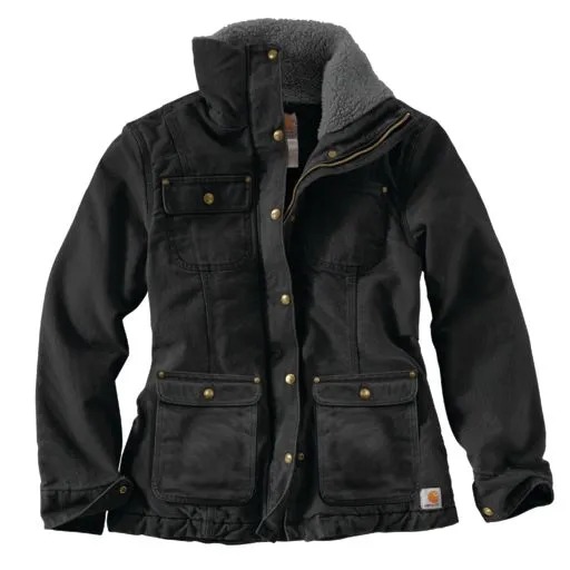 Carhartt Women's Weathered Duck Fleece Lined Wesley Coat sold by Work World product image thumbnail 2