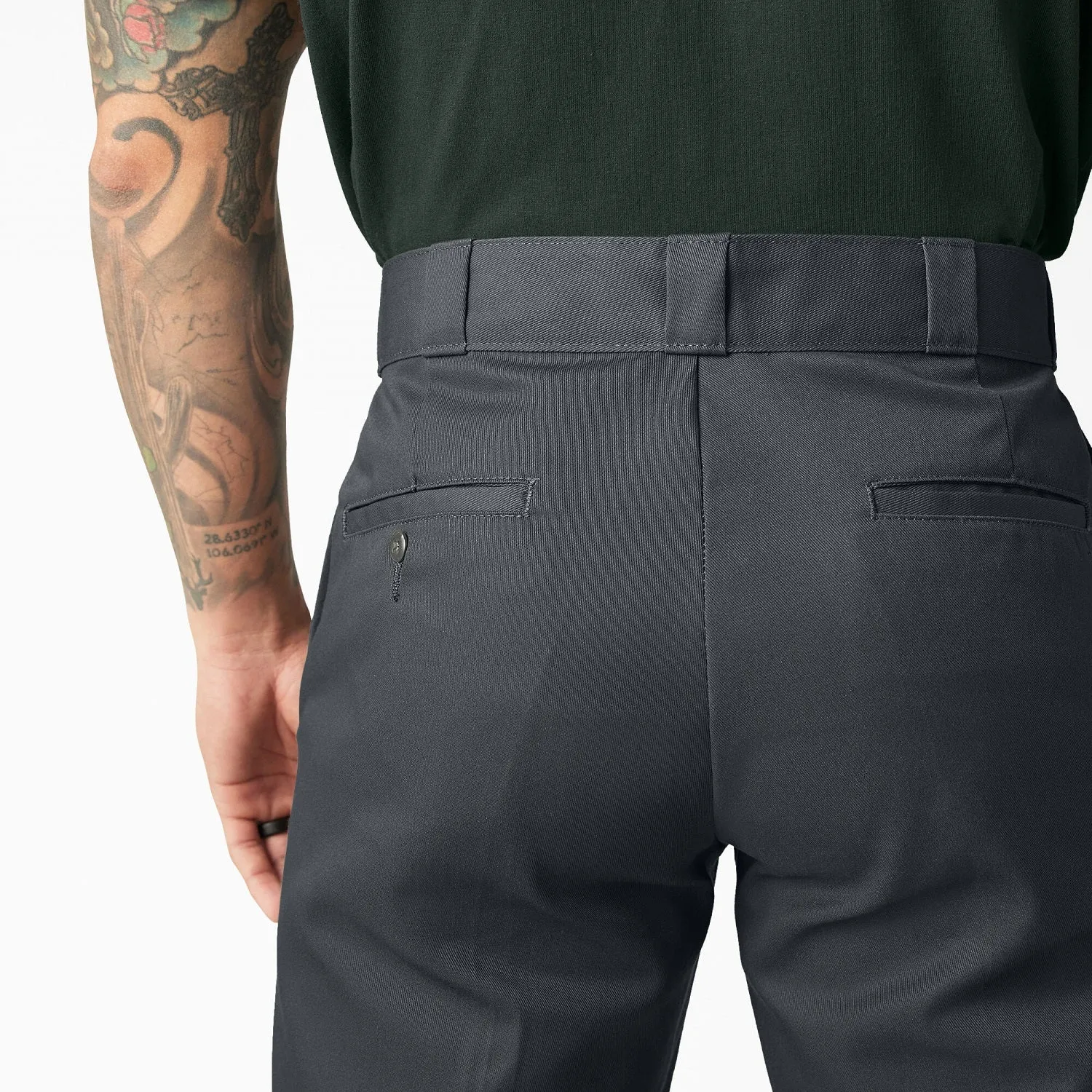 Dickies Men's Loose Fit Twill Double Knee Work Pant_Charcoal sold by Work World product image thumbnail 5