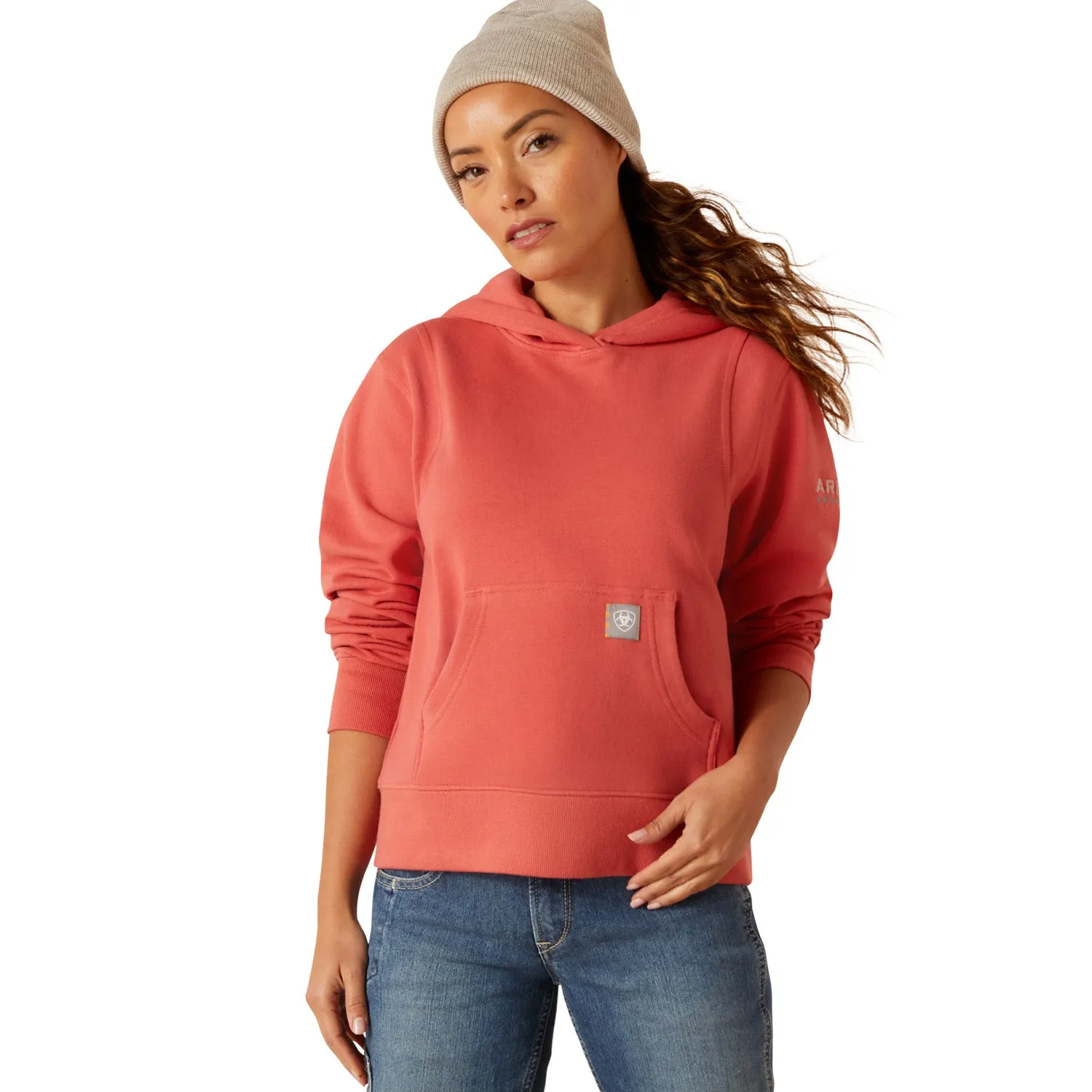 Ariat Women's Rebar Lightweight Cropped Hoodie sold by Work World