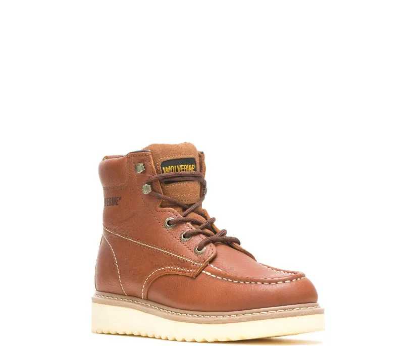 Wolverine Men's Moc-Toe Wedge 6" Soft Toe Work Boot sold by Work World product image thumbnail 3