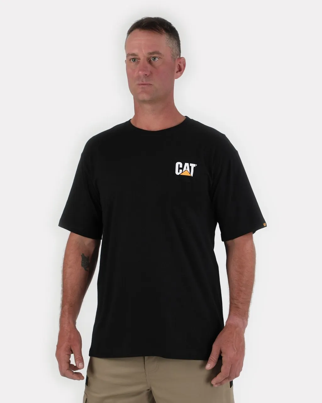 CAT Men's Trademark T-Shirt sold by Work World