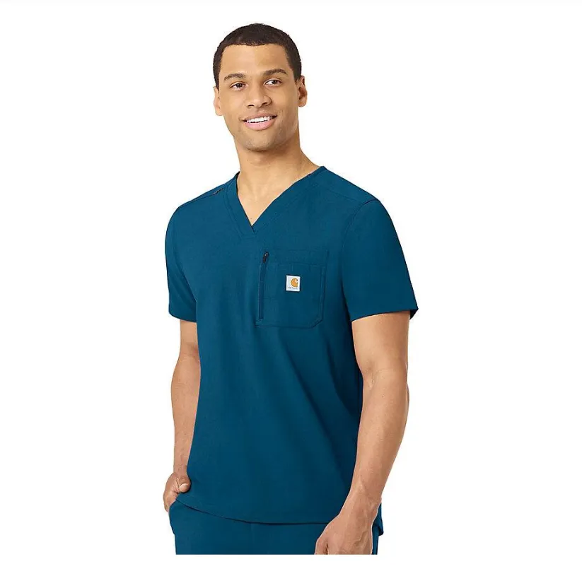 Carhartt Men's Rugged Flex® Modern-Fit Tuck-In Scrub Top sold by Work World product image thumbnail 3