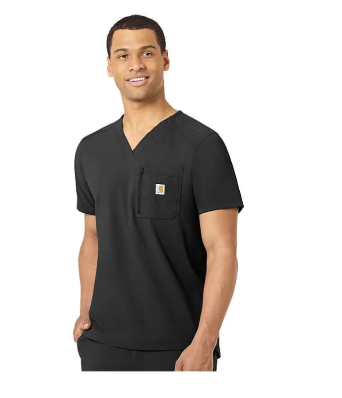 Carhartt Men's Rugged Flex® Modern-Fit Tuck-In Scrub Top sold by Work World