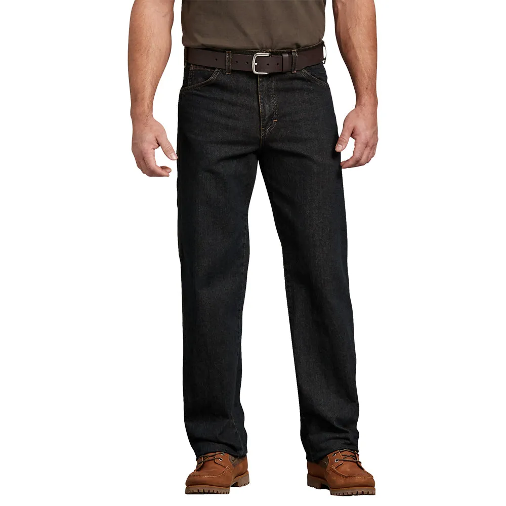 Dickies Men's Relaxed Fit Carpenter Denim Jean_Stonewashed Broken Tint Brown sold by Work World