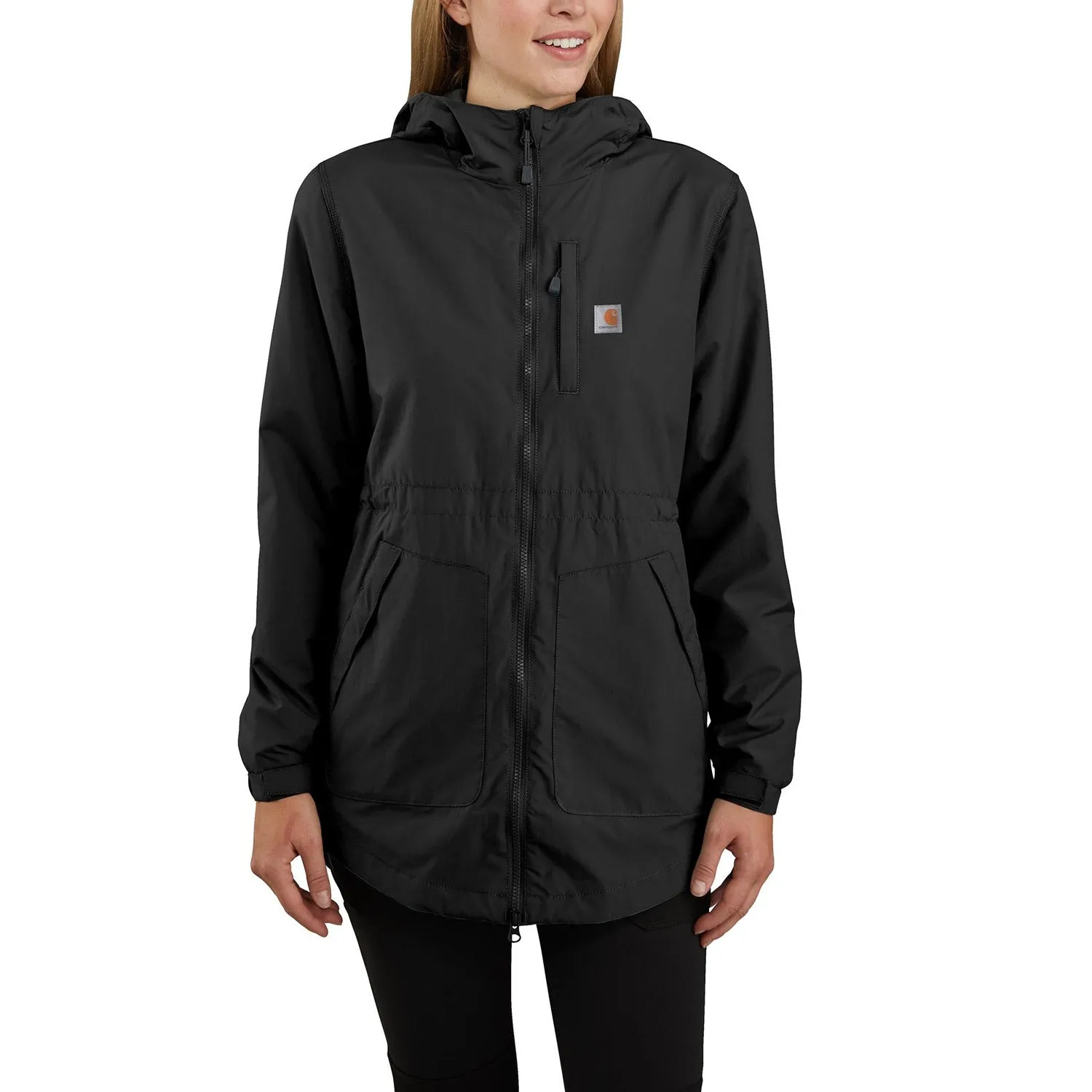 Carhartt Women's Mesh-Lined Lightweight Rain Jacket sold by Work World