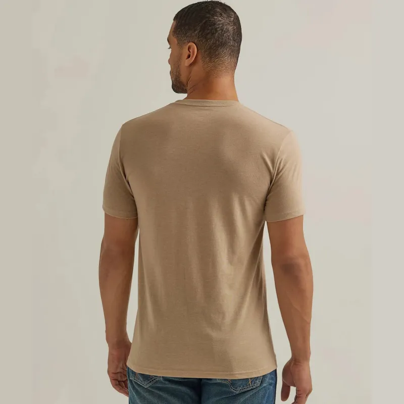 Wrangler Men's Regular Fit Buffalo Graphic Short Sleeve T-Shirt sold by Work World