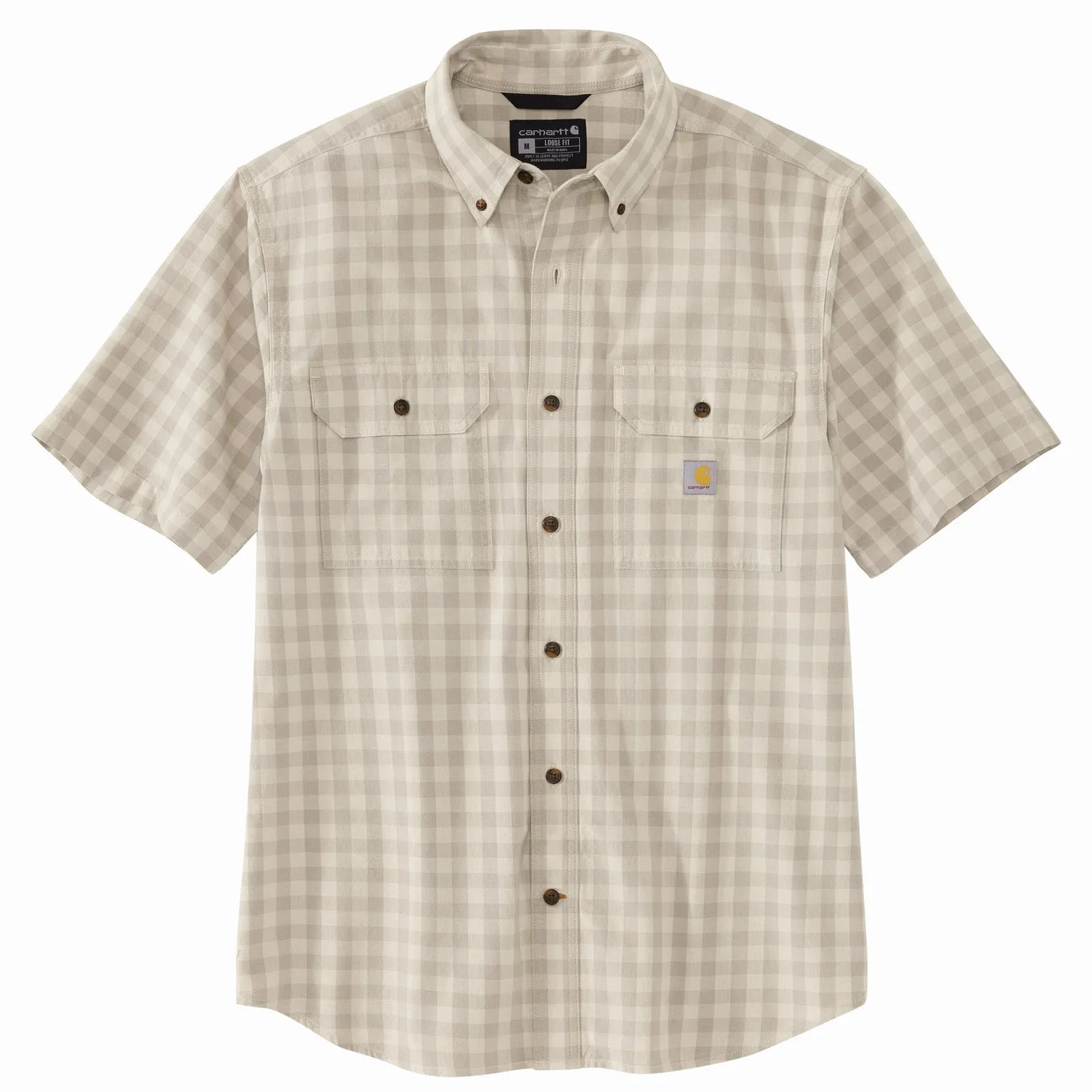 Carhartt Men's Loose Fit Midweight Short Sleeve Work Shirt sold by Work World product image thumbnail 3