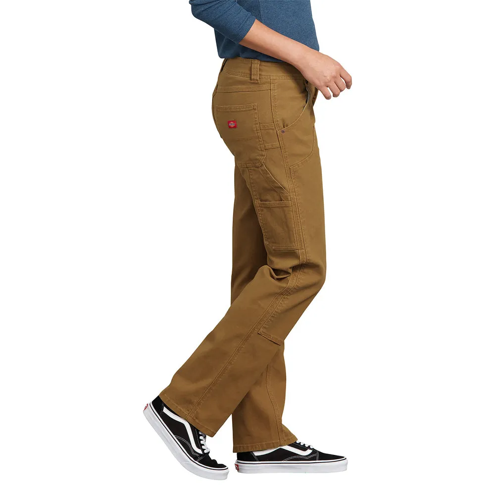 Dickies Women's Washed Stretch Double-Front Carpenter Pant sold by Work World product image thumbnail 3