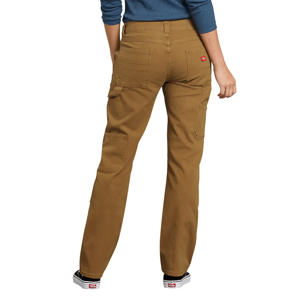 Dickies Women's Washed Stretch Double-Front Carpenter Pant sold by Work World product image thumbnail 2