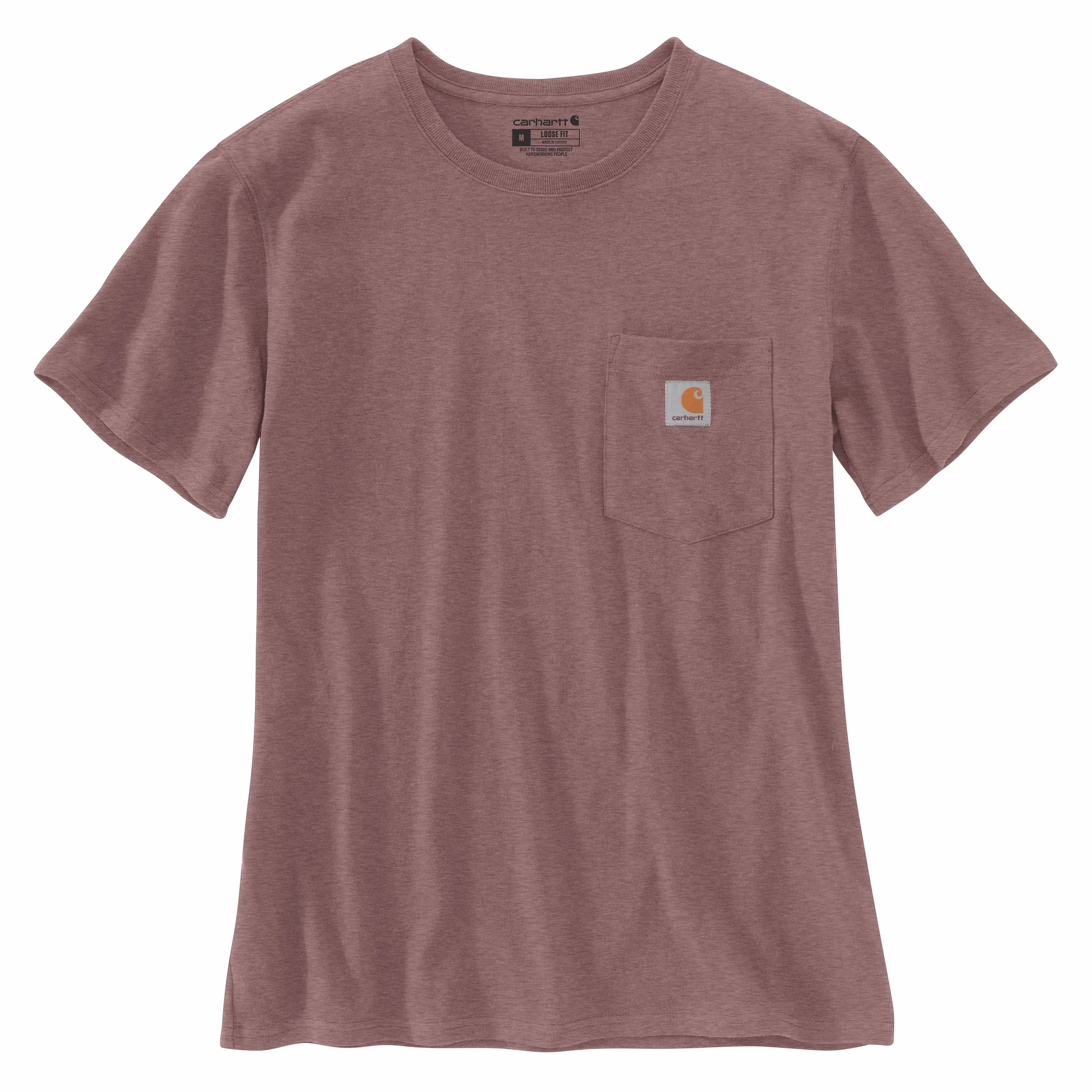Carhartt Women's Short Sleeve Pocket T-Shirt_Raisin Heather sold by Work World product image thumbnail 2