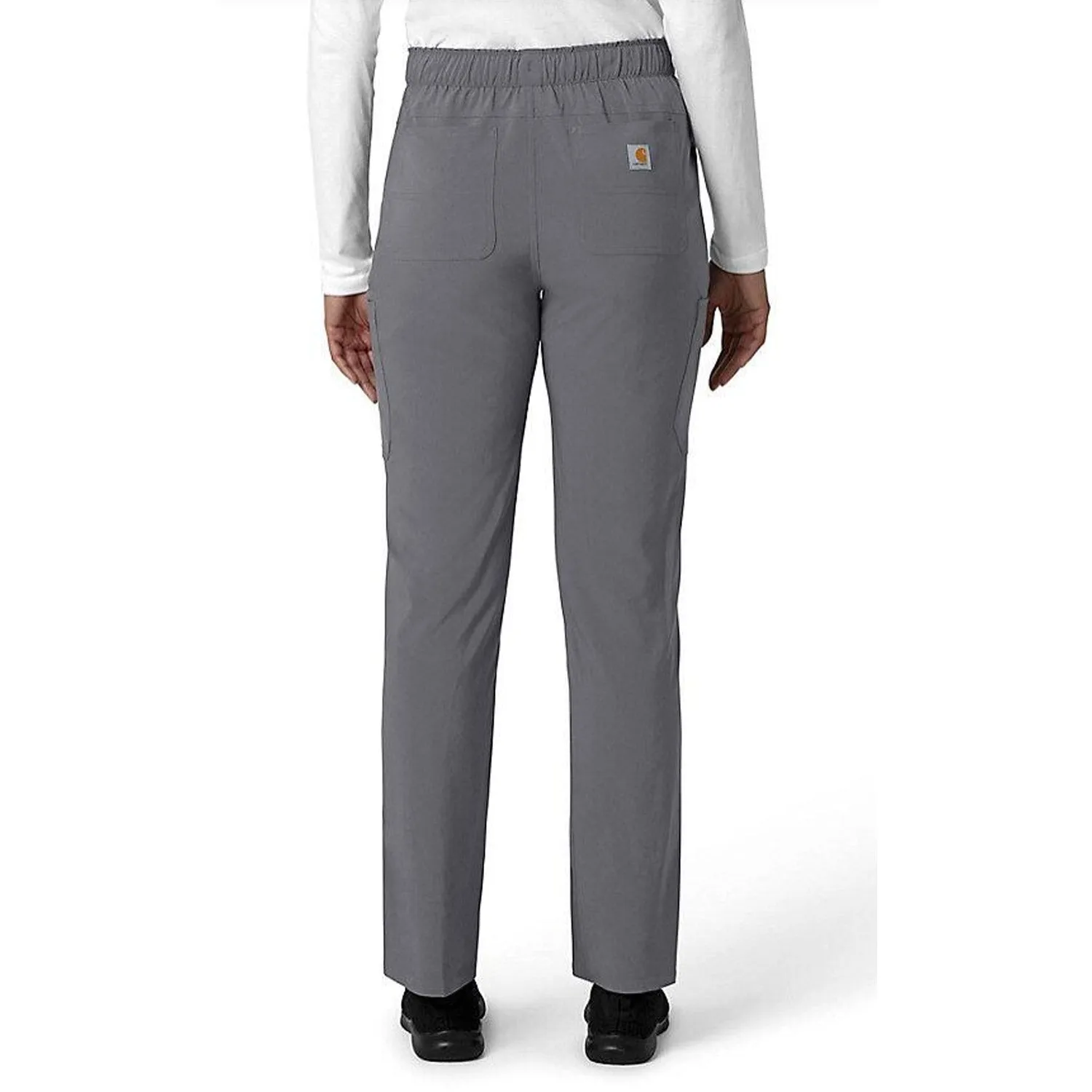 Carhartt Women's Force Cross Flex 7-Pocket Cargo Scrub Pant_Pewter sold by Work World product image thumbnail 4