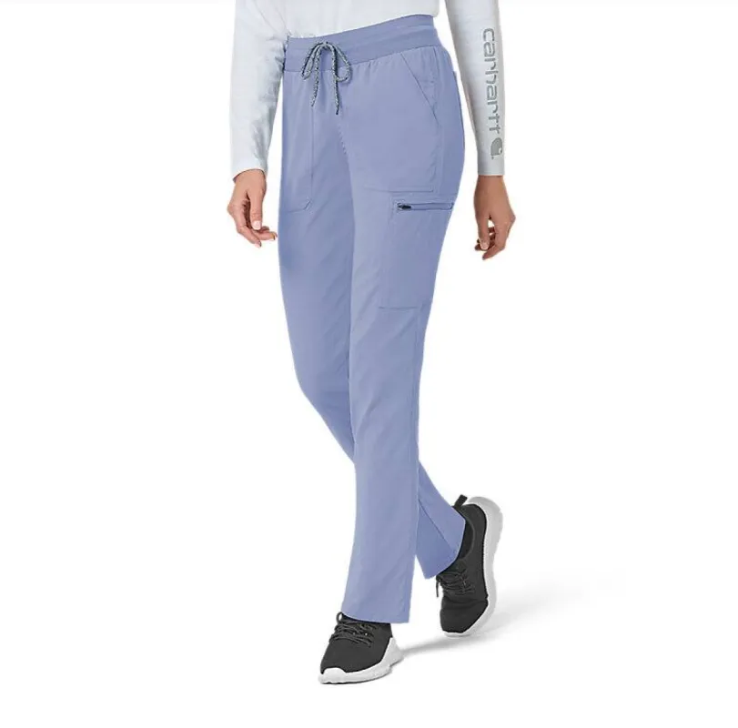 Carhartt Women's Rugged Flex® Slim Leg Scrub Pant_Ceil Blue sold by Work World