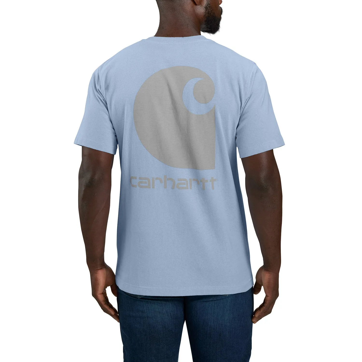 Carhartt Men's Relaxed Fit Heavyweight Pocket "C" Short Sleeve T-Shirt sold by Work World product image thumbnail 2