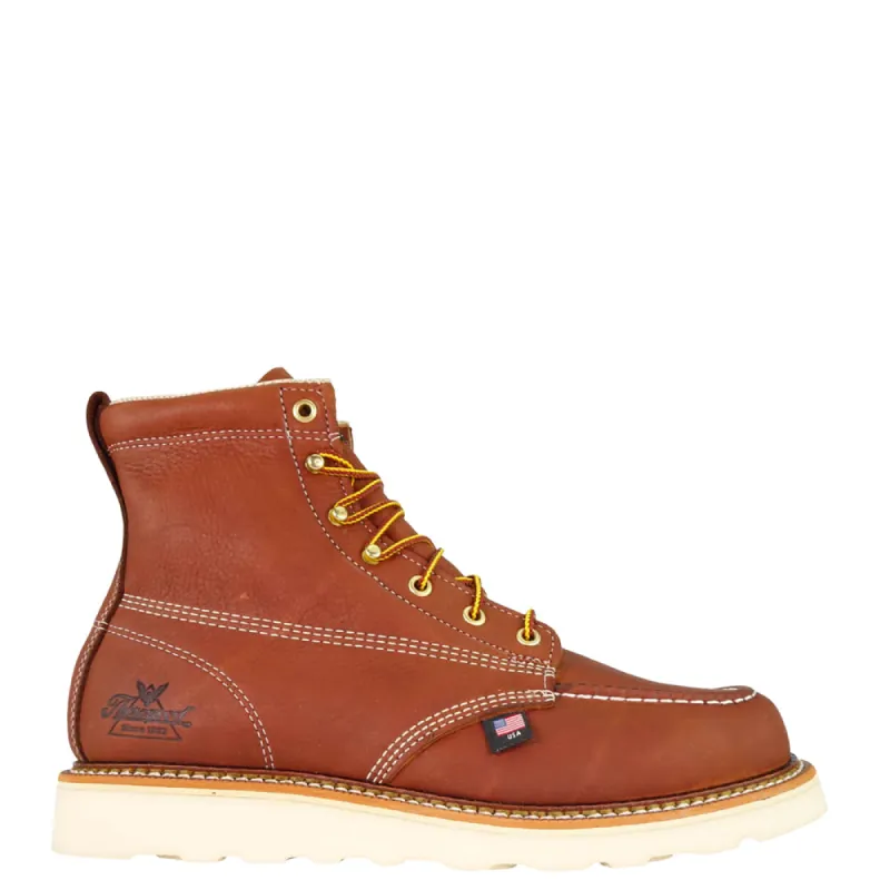 Thorogood Men's American Heritage MAXWear Wedge™  6" Soft Toe Work Boot_Tobacco sold by Work World
