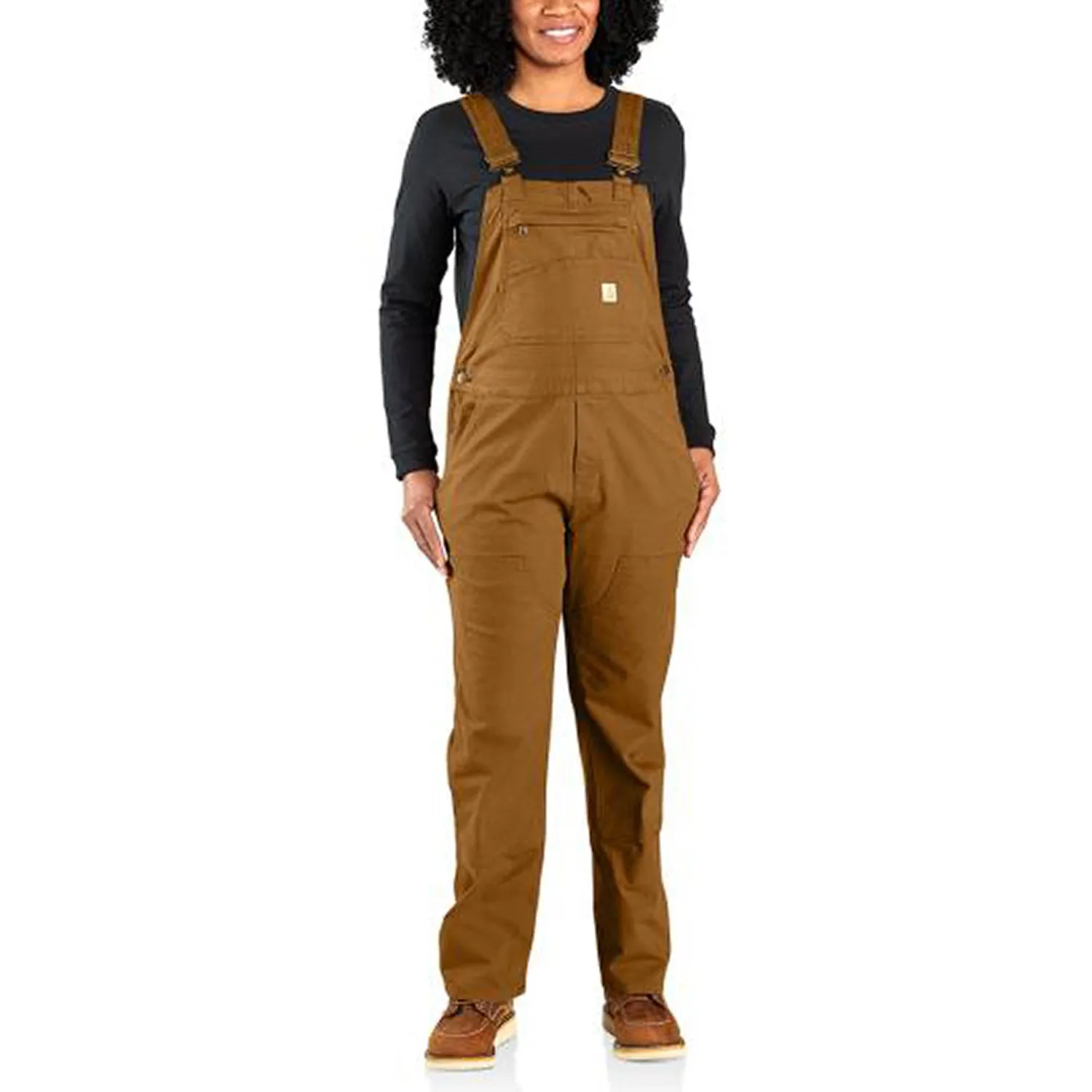 Carhartt Women's Rugged Flex® Double-Front Canvas Bib sold by Work World product image thumbnail 2