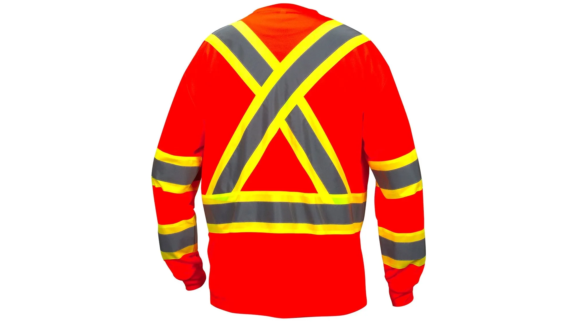 Pyramex Men's Hi-Vis Long Sleeve Shirt sold by Work World product image thumbnail 2