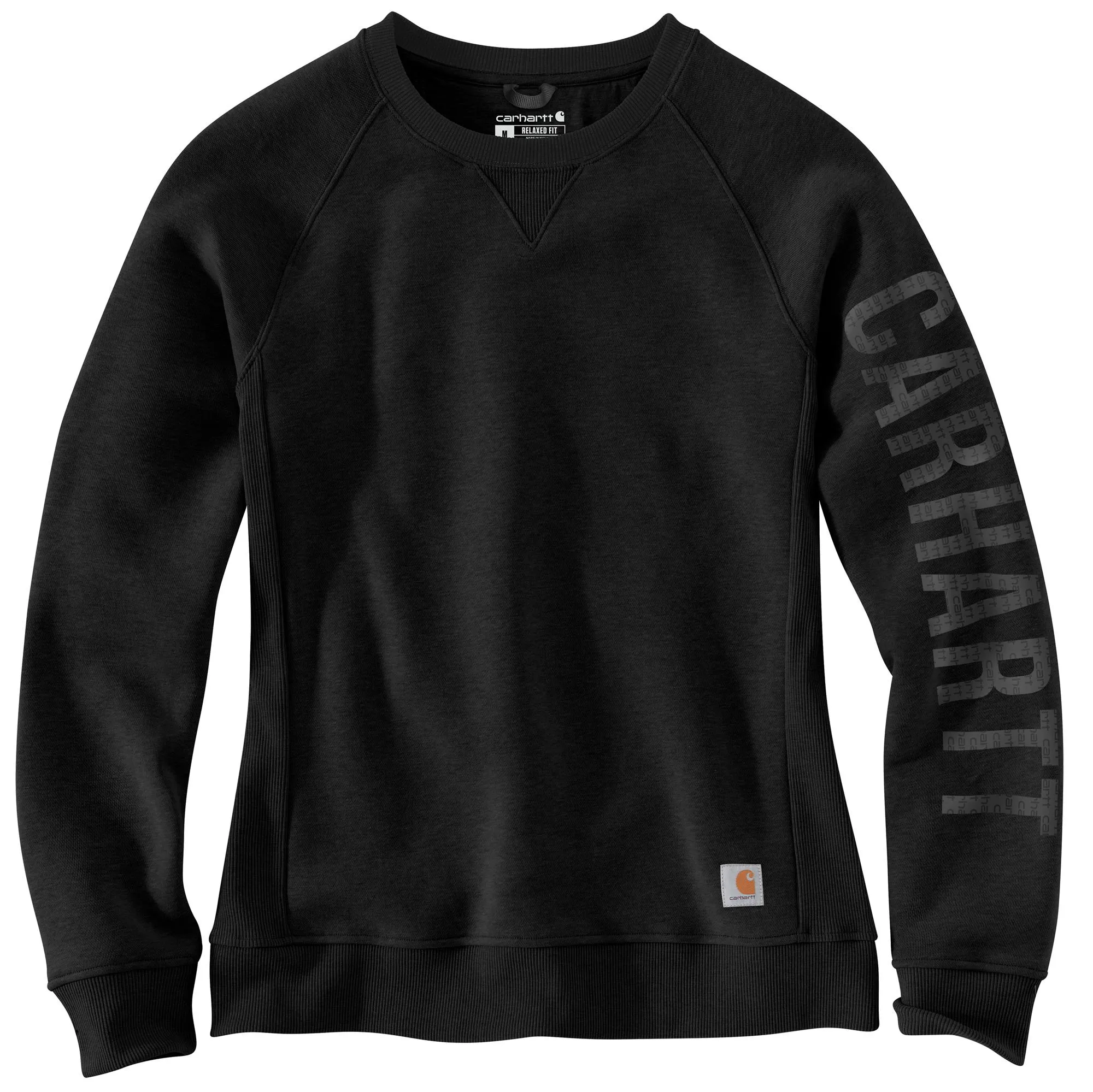 Carhartt Women's Crewneck Graphic Sweatshirt_Black sold by Work World product image thumbnail 2