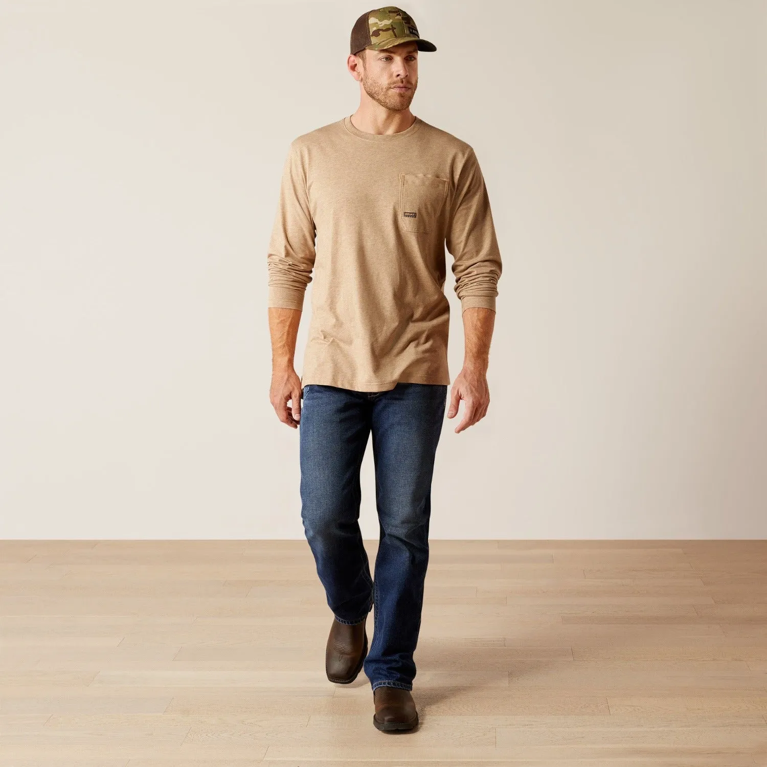 Ariat Men's Workman Born For This Graphic Long Sleeve T-Shirt sold by Work World product image thumbnail 5