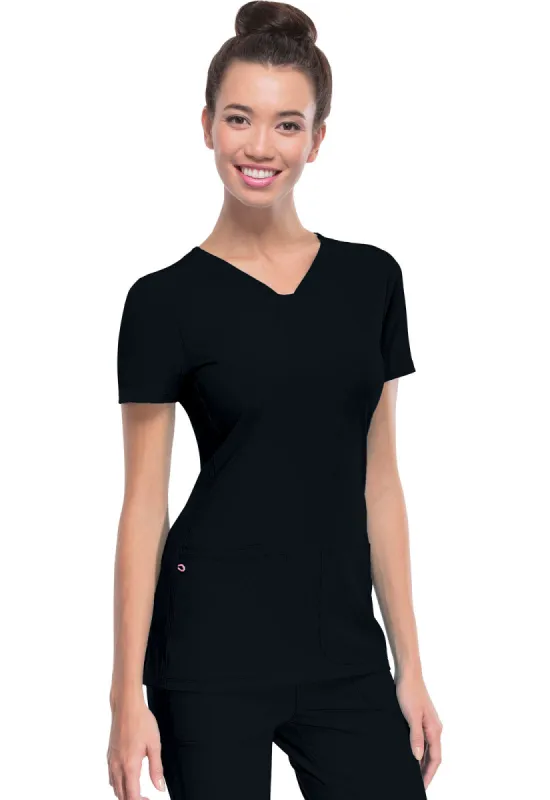 HeartSoul Women's Pitter-Pat V-Neck Solid Scrub Top sold by Work World