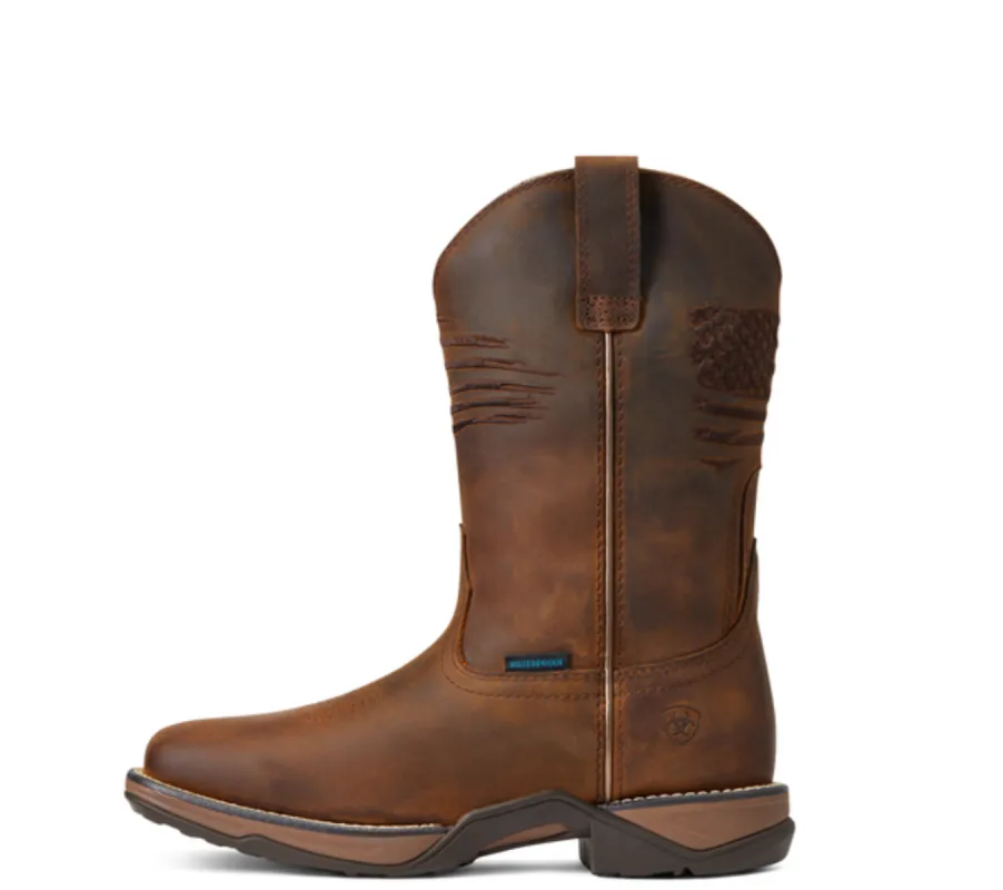 Ariat Women's Anthem Patriot H2O Pull-On Boot sold by Work World