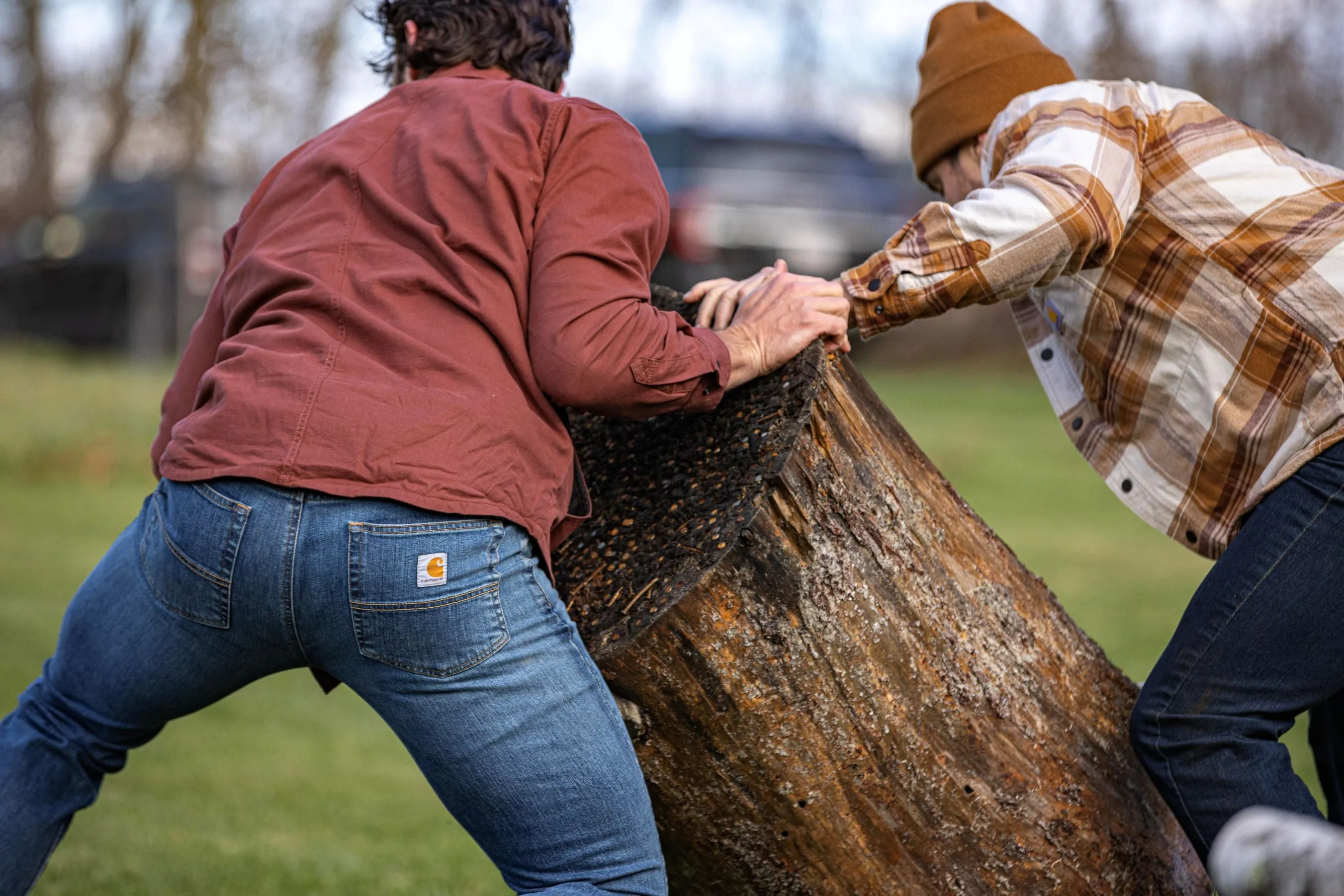 Carhartt Men's Rugged Flex® Straight Fit Tapered Leg Jean sold by Work World product image thumbnail 4
