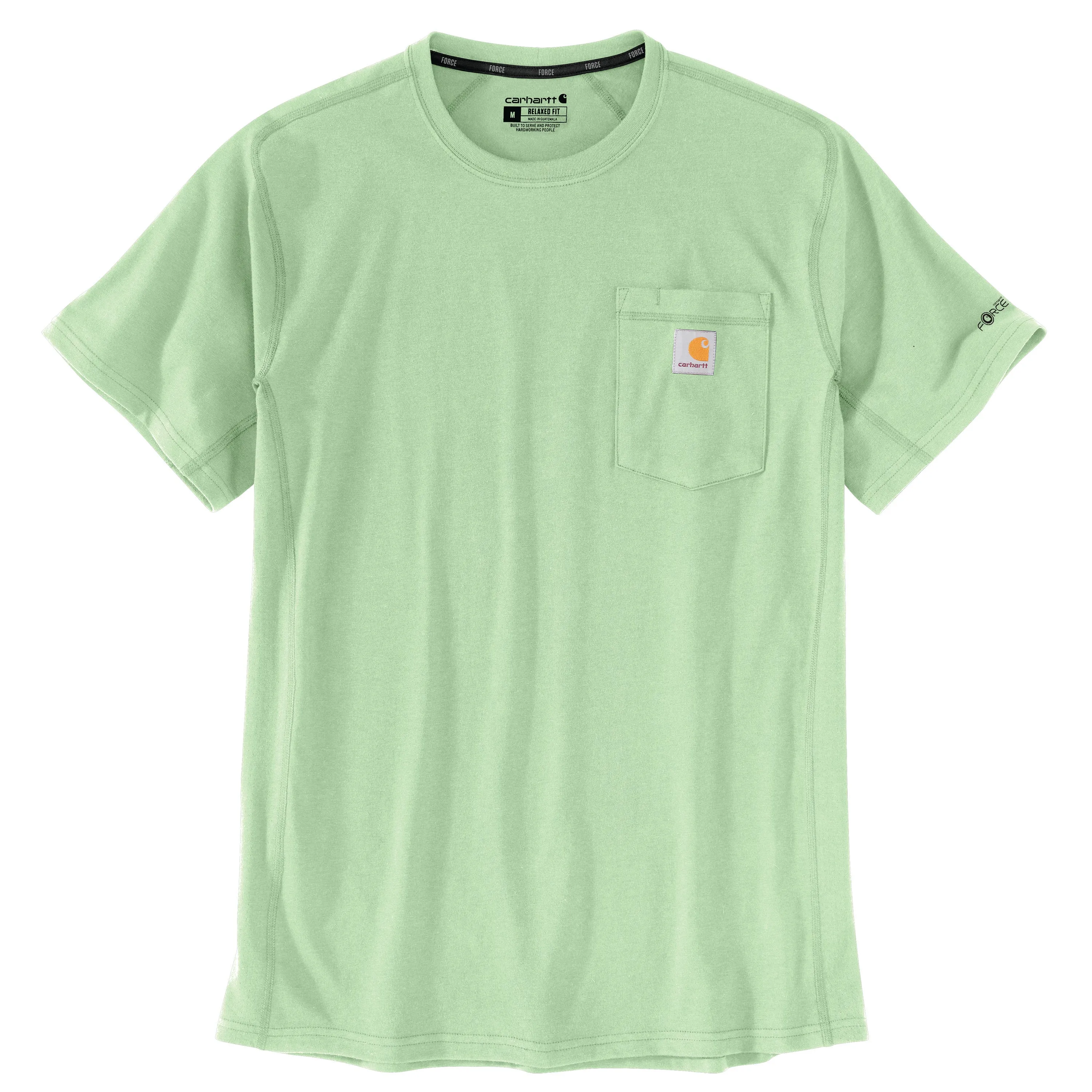 Carhartt Men's Force® Relaxed Fit Midweight Short Sleeve Pocket Tee_Aventurine sold by Work World product image thumbnail 2