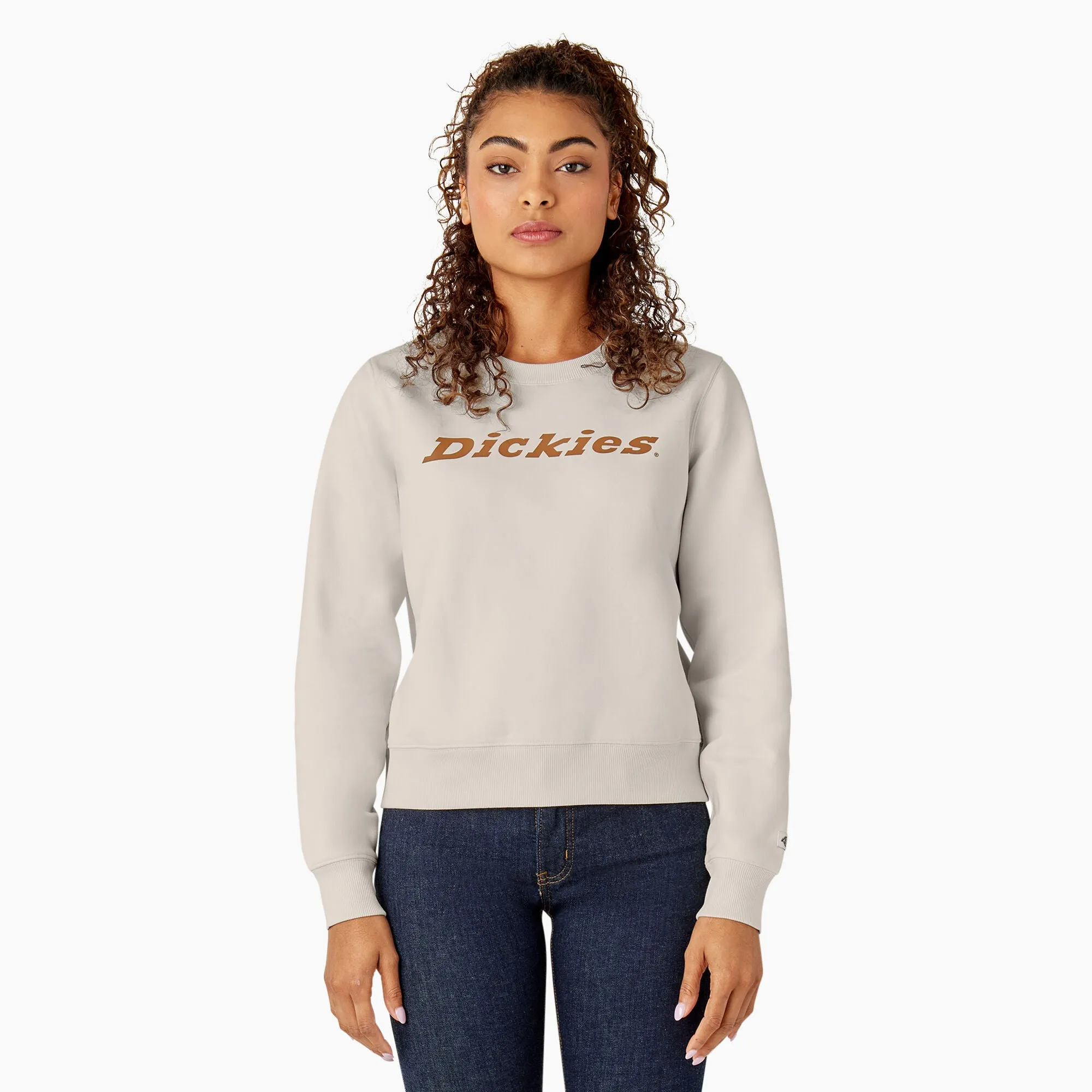 Dickies Women's Water Repellent Heavyweight Wordmark Sweatshirt sold by Work World